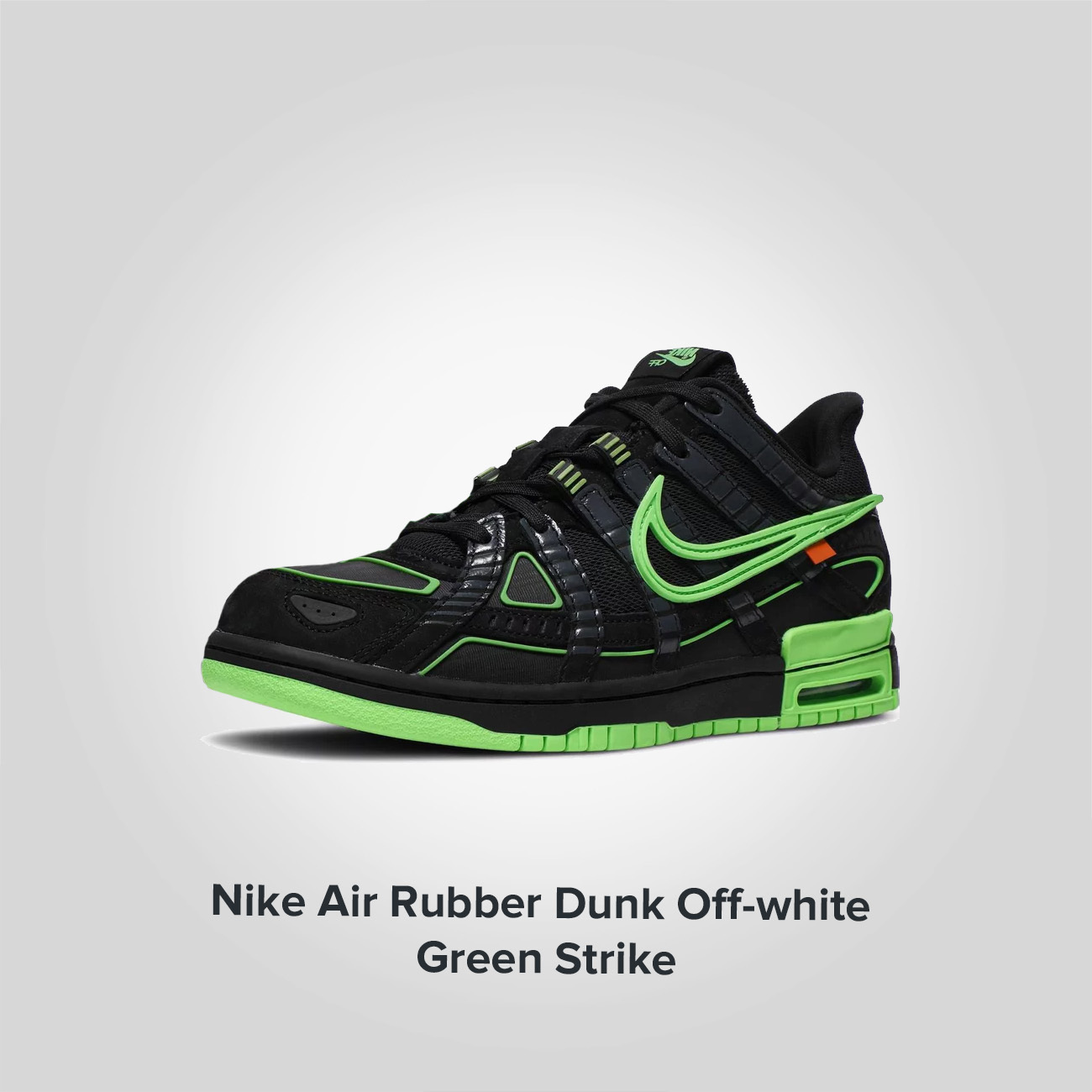 Nike Air Rubber Dunk Off White Green Strike