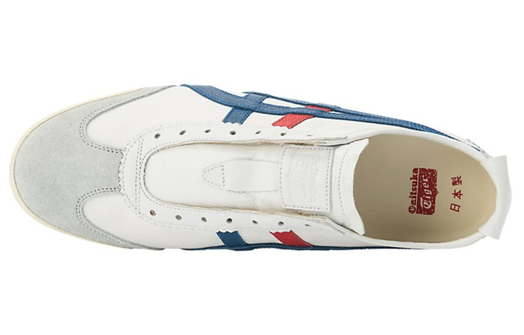 Onitsuka Tiger Mexico Slip-On Deluxe 'White Blue Red'