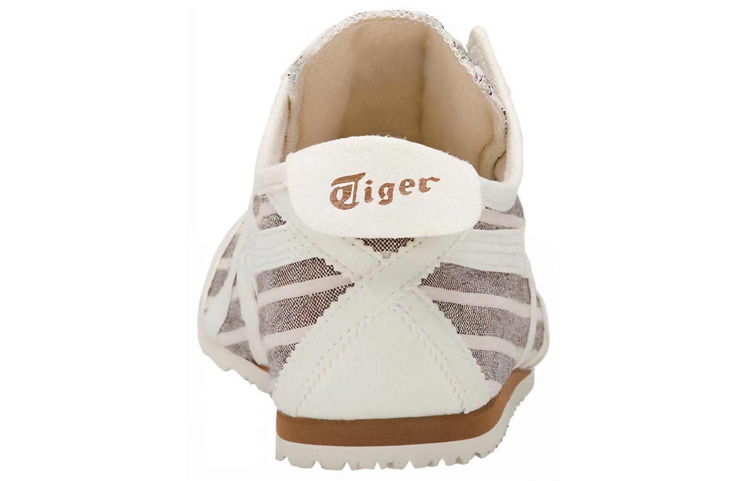Onitsuka Tiger Mexico 66 Slip-On 'Cream Brown Pinstripes'