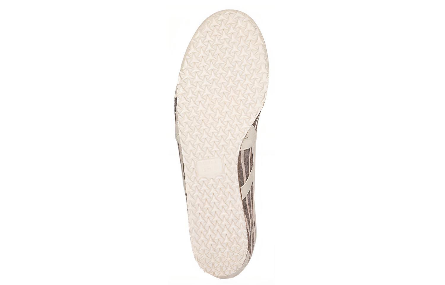 Onitsuka Tiger Mexico 66 Slip-On 'Cream Brown Pinstripes'