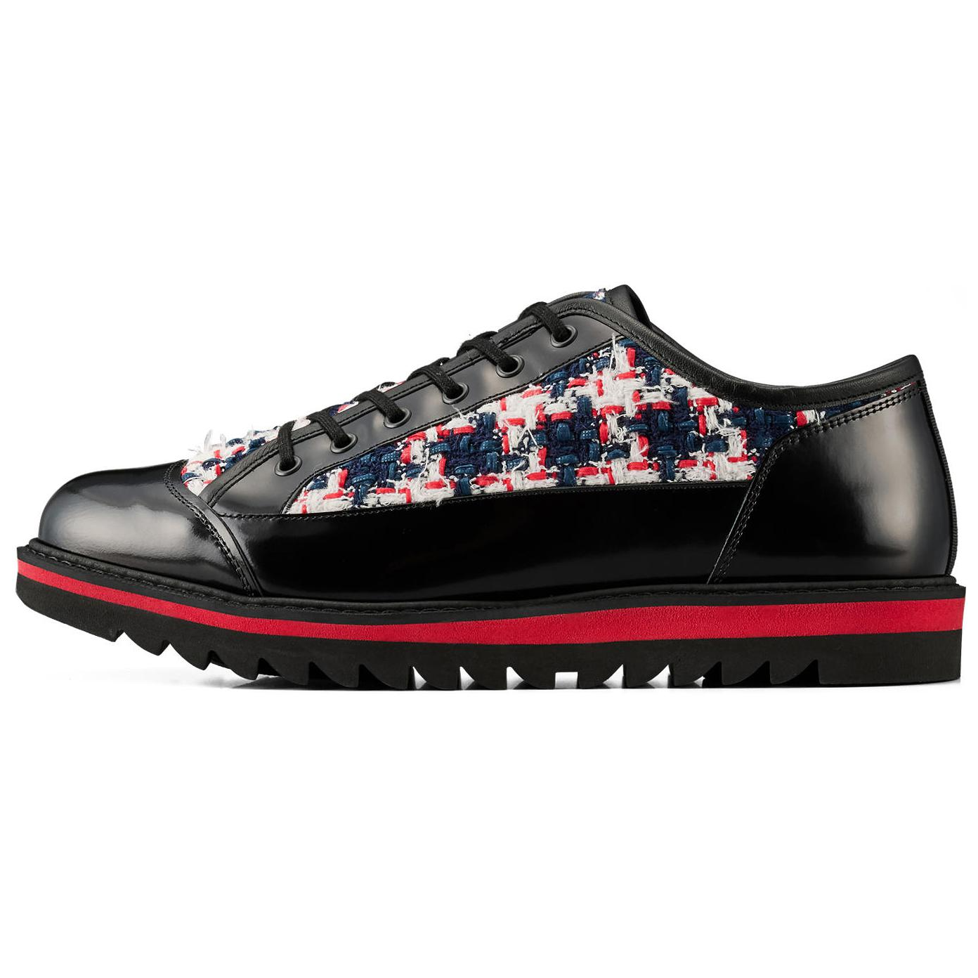 Onitsuka Tiger Blucher Lo 'Black Classic Red Tweed'