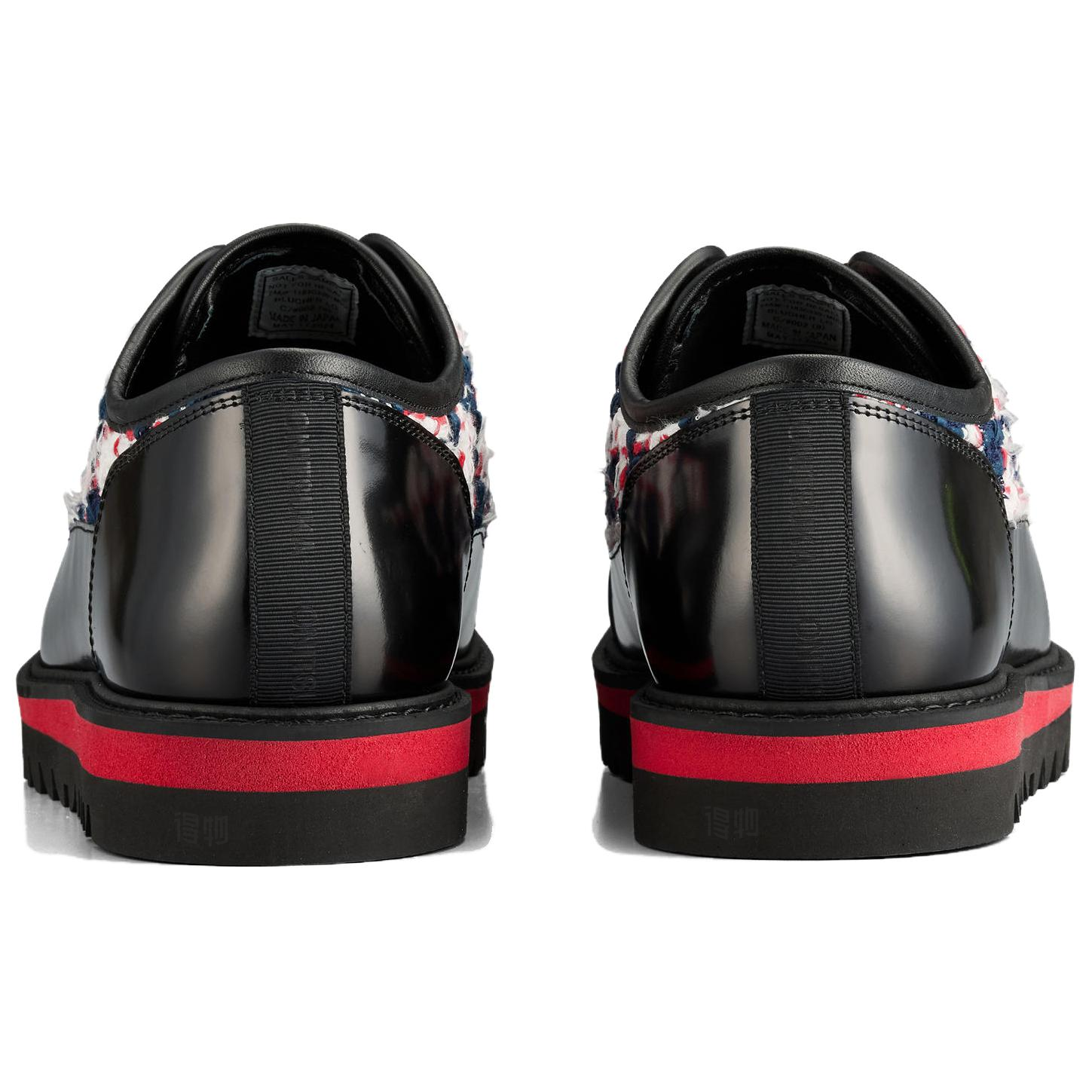 Onitsuka Tiger Blucher Lo 'Black Classic Red Tweed'