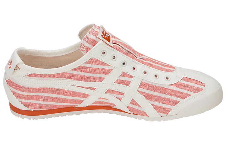 Onitsuka Tiger Mexico 66 Slip-On 'Cream Orange Pinstripes'