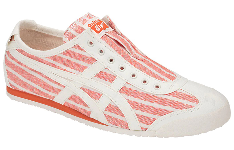 Onitsuka Tiger Mexico 66 Slip-On 'Cream Orange Pinstripes'