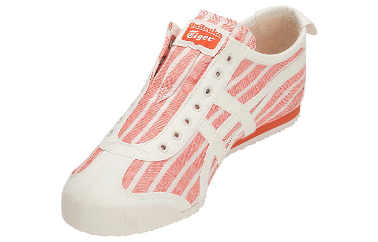 Onitsuka Tiger Mexico 66 Slip-On 'Cream Orange Pinstripes'