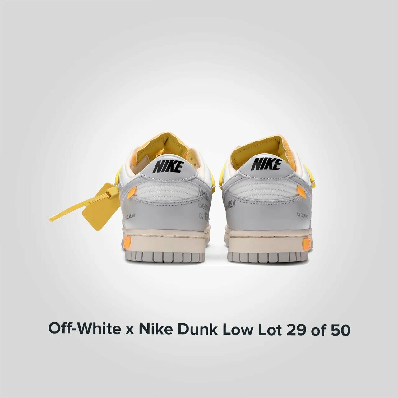 Nike Off White X Dunk Low Lot 29 Of 50