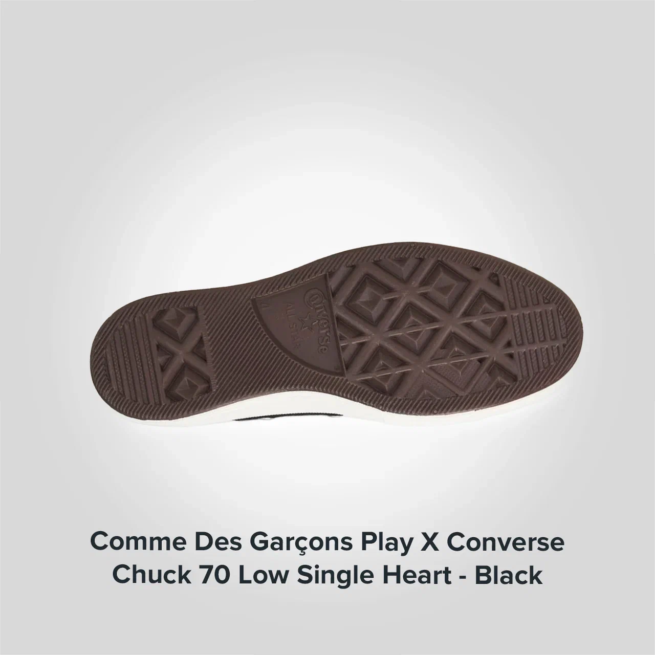 Chuck 70 Low Single Heart Black