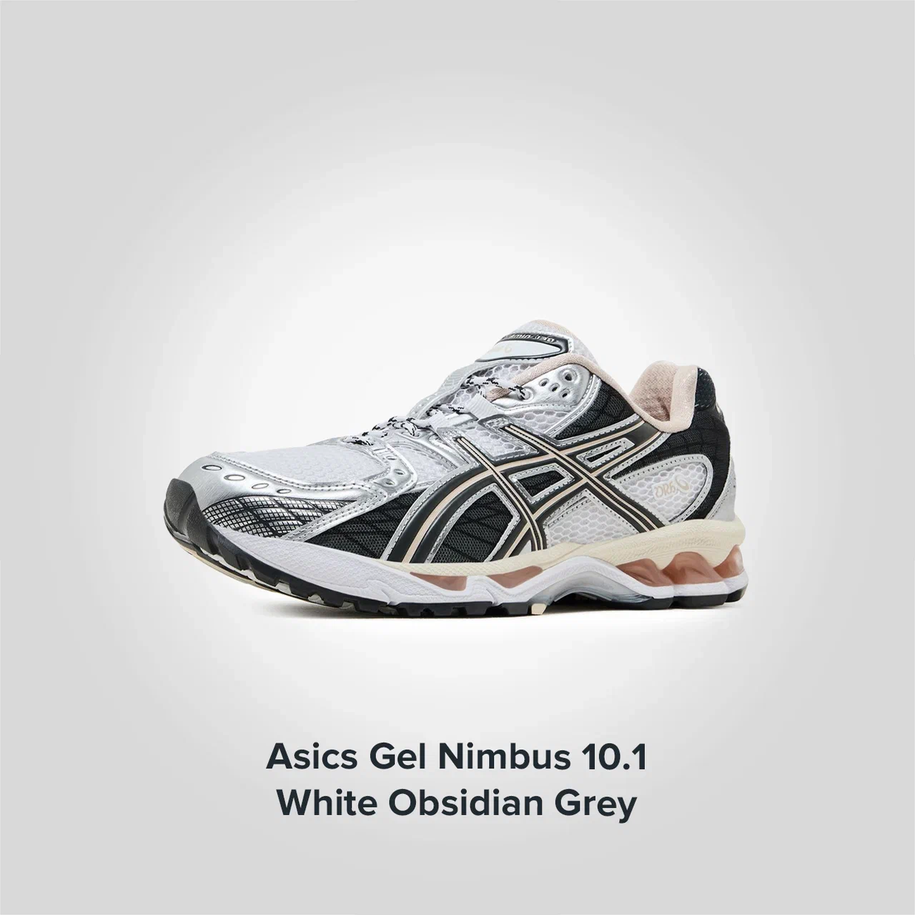 Gel Nimbus 10 1 White Obsidian Grey