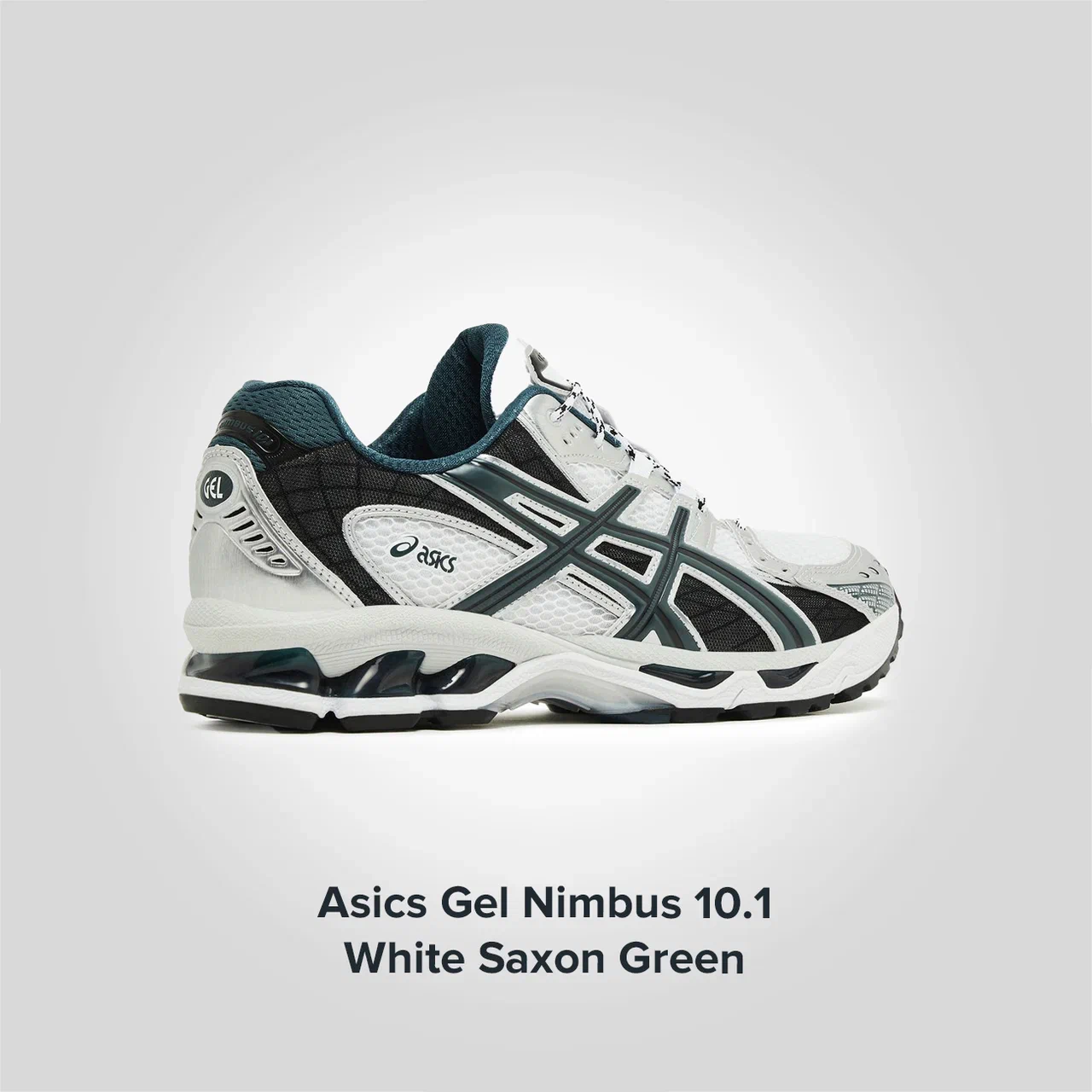 Gel Nimbus 10 1 White Saxon Green