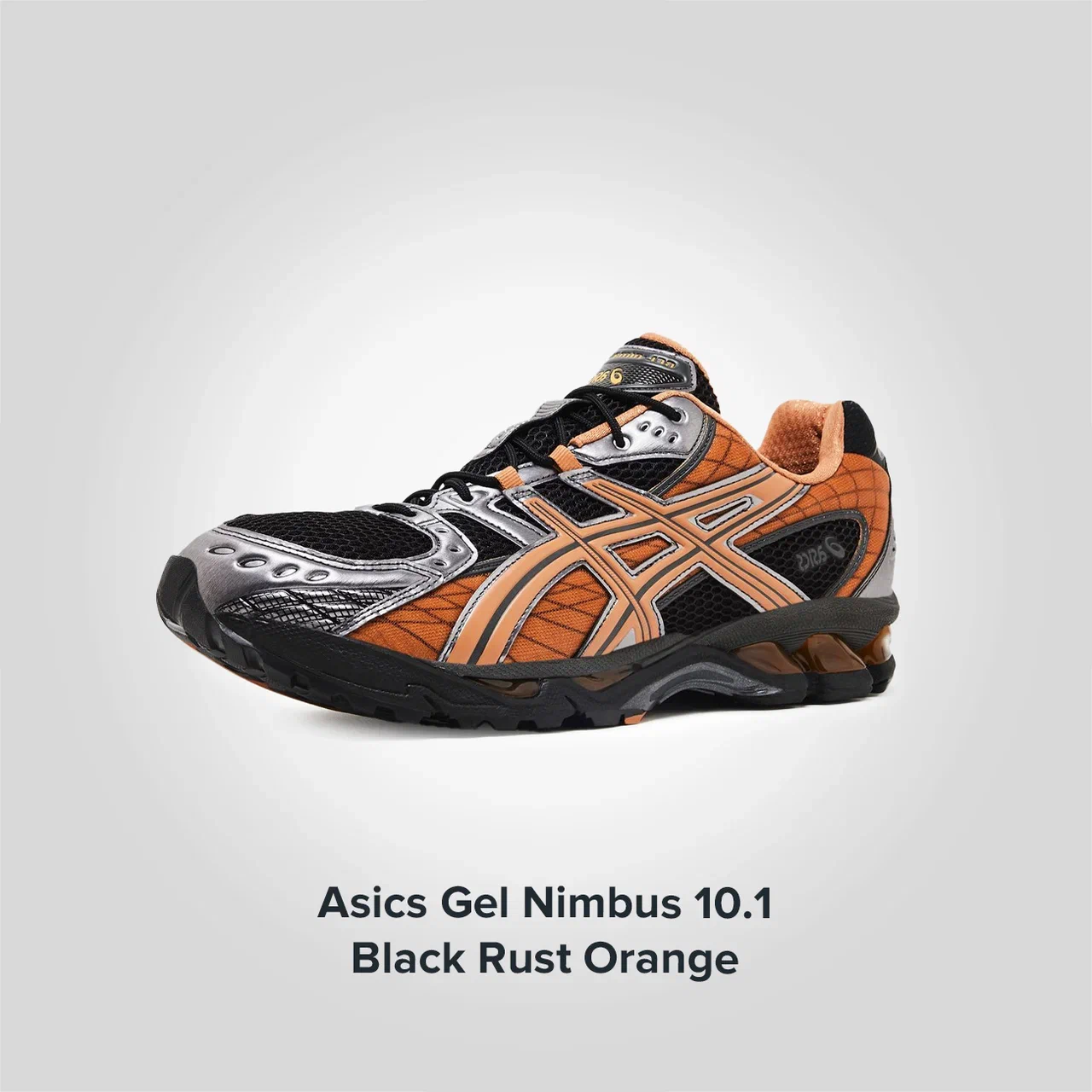 Gel Nimbus 10 1 Black Rust Orange