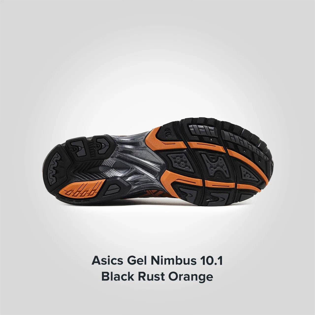 Gel Nimbus 10 1 Black Rust Orange