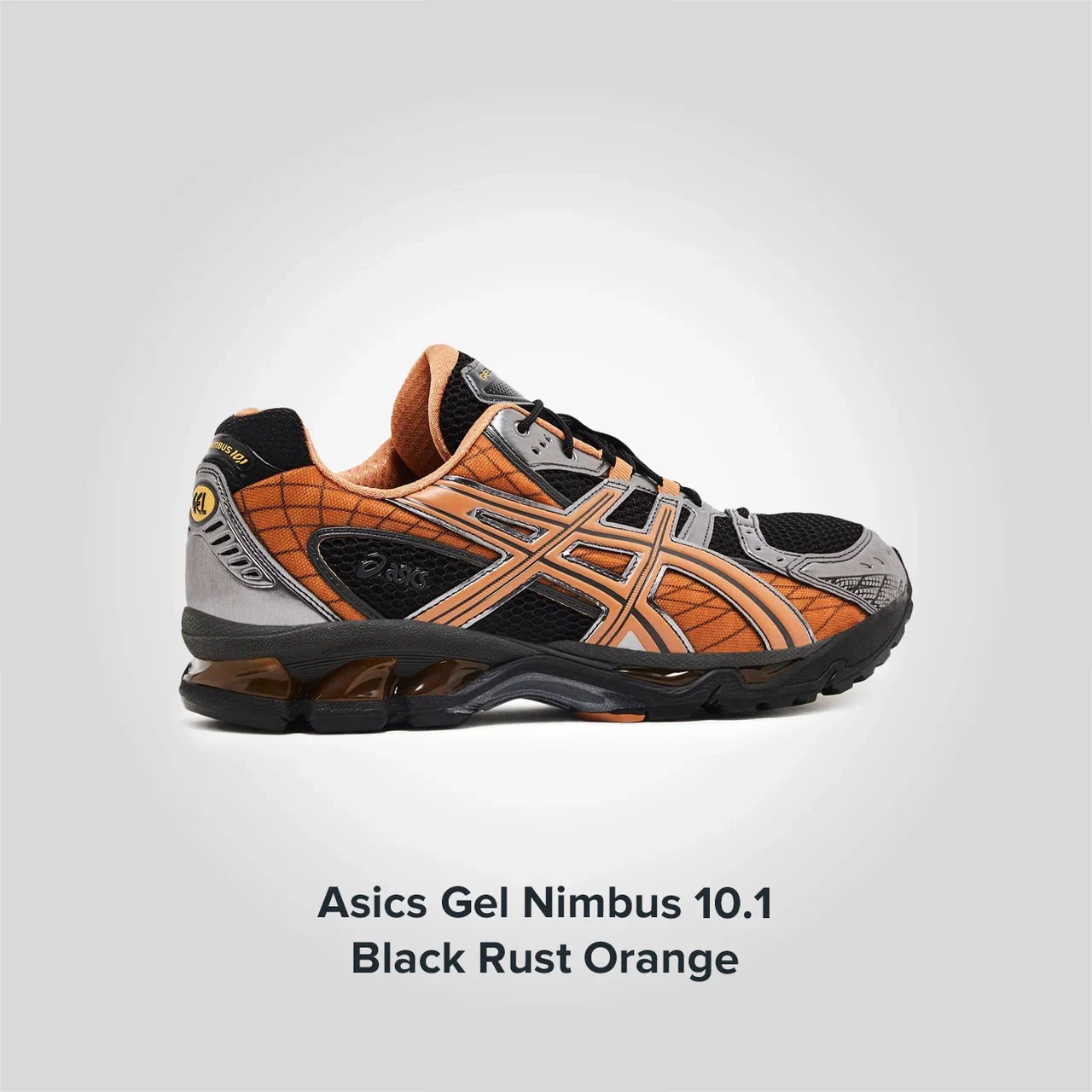 Gel Nimbus 10 1 Black Rust Orange