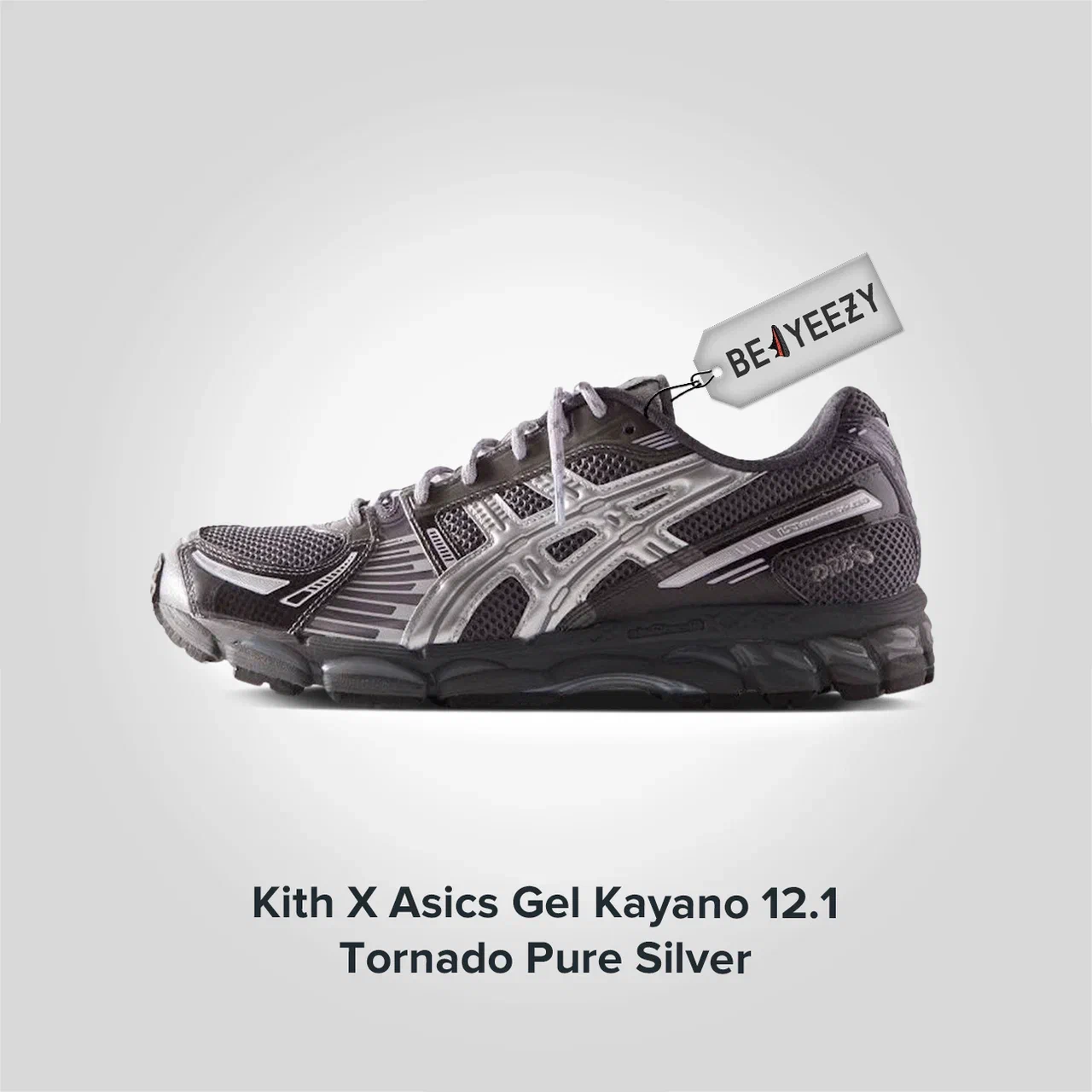 Kith X Gel Kayano 12 1 Tornado Pure Silver
