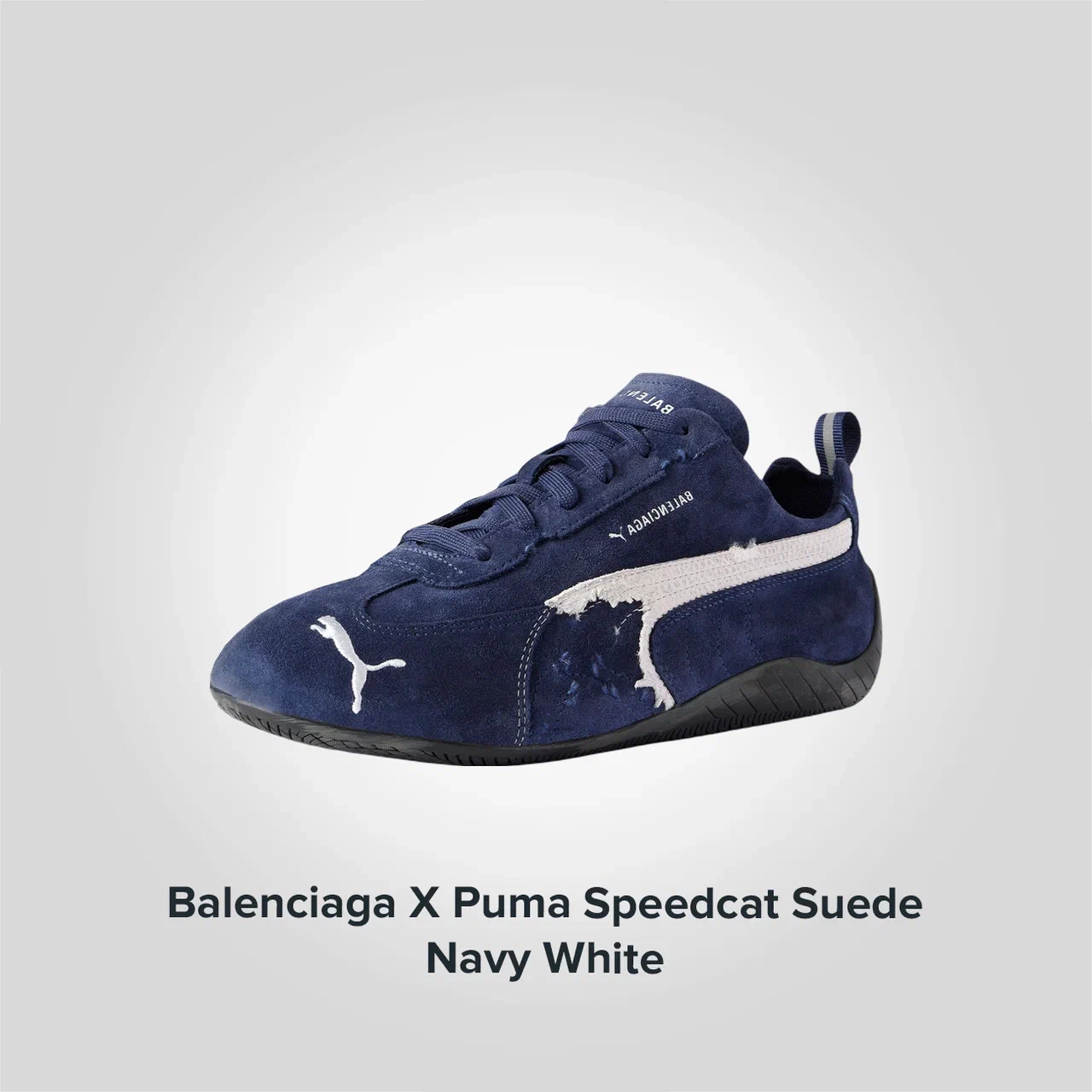 Puma Balenciaga X Speedcat Suede Navy White