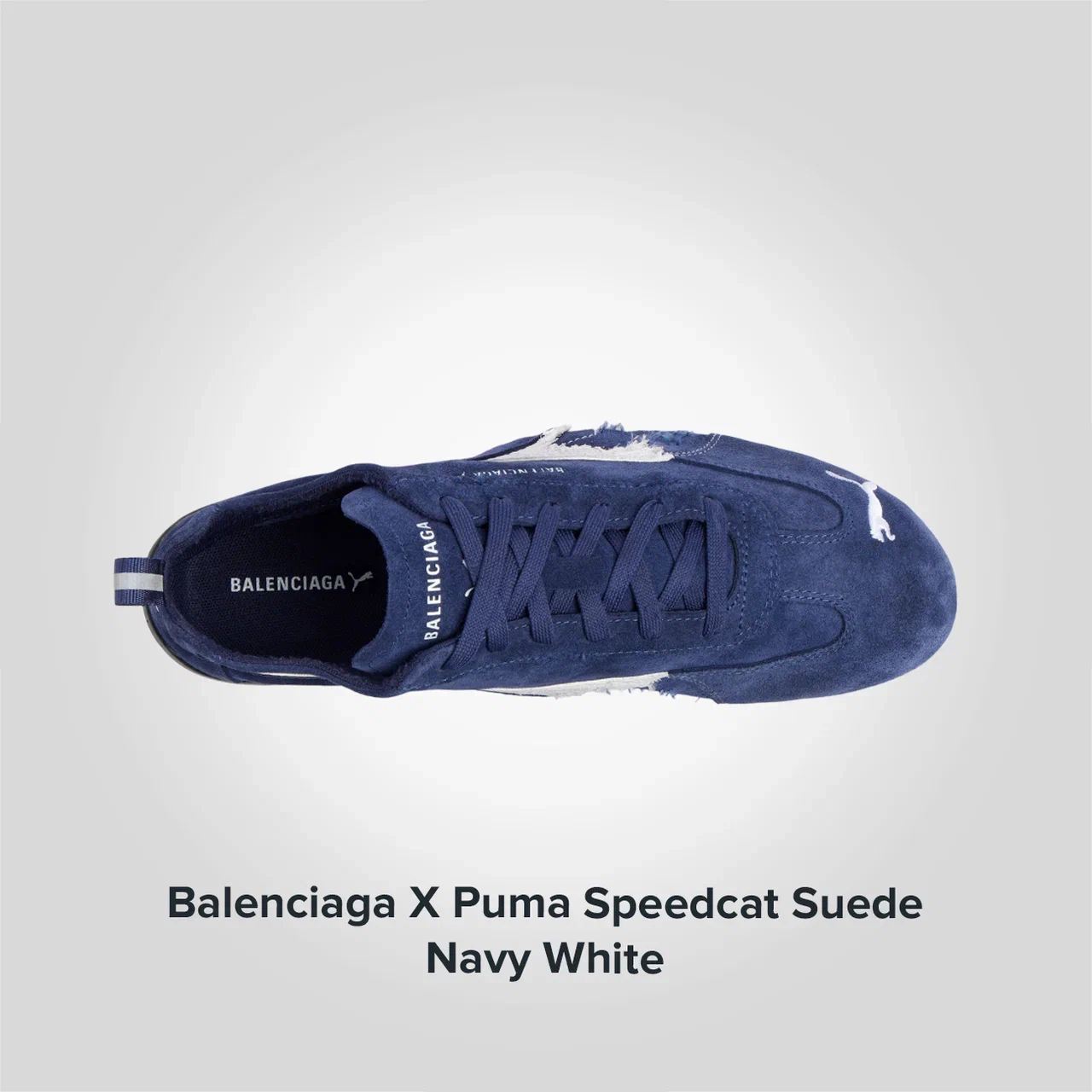 Puma Balenciaga X Speedcat Suede Navy White