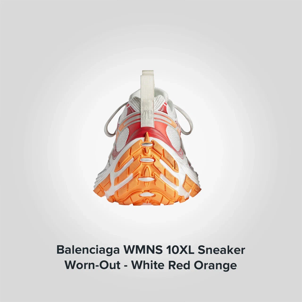 Balenciaga Wmns 10XL Sneaker 'Worn-Out - White Red Orange'