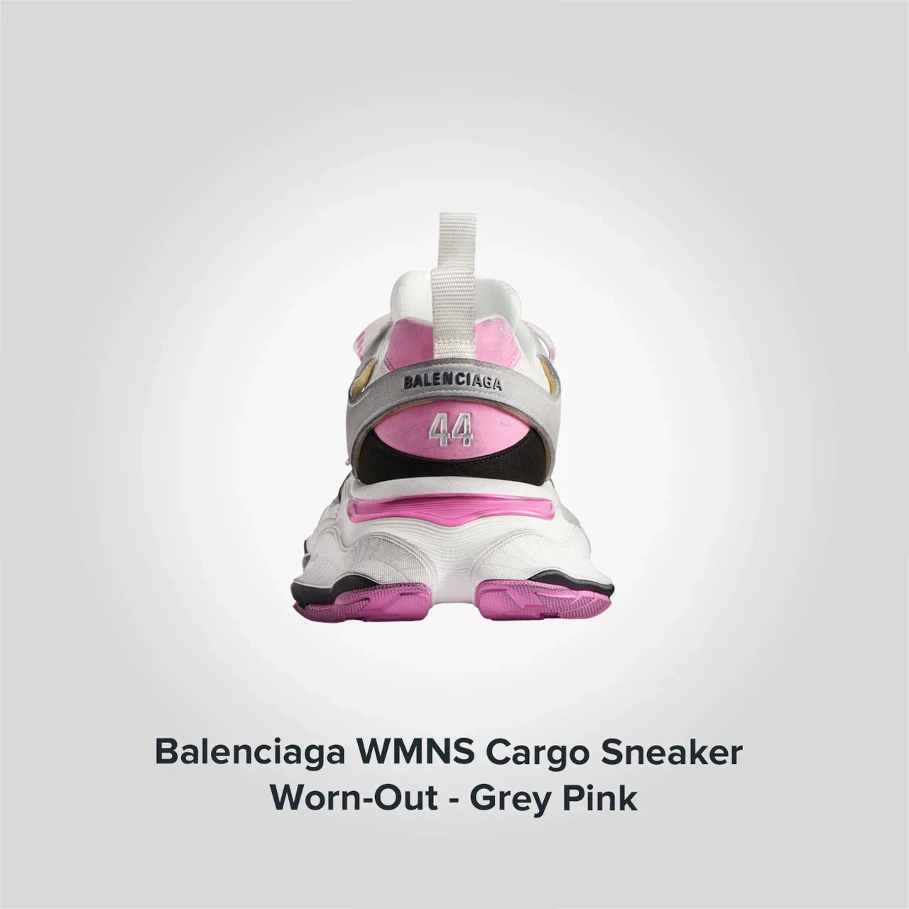 Balenciaga Wmns Cargo Sneaker 'Worn-Out - Grey Pink'