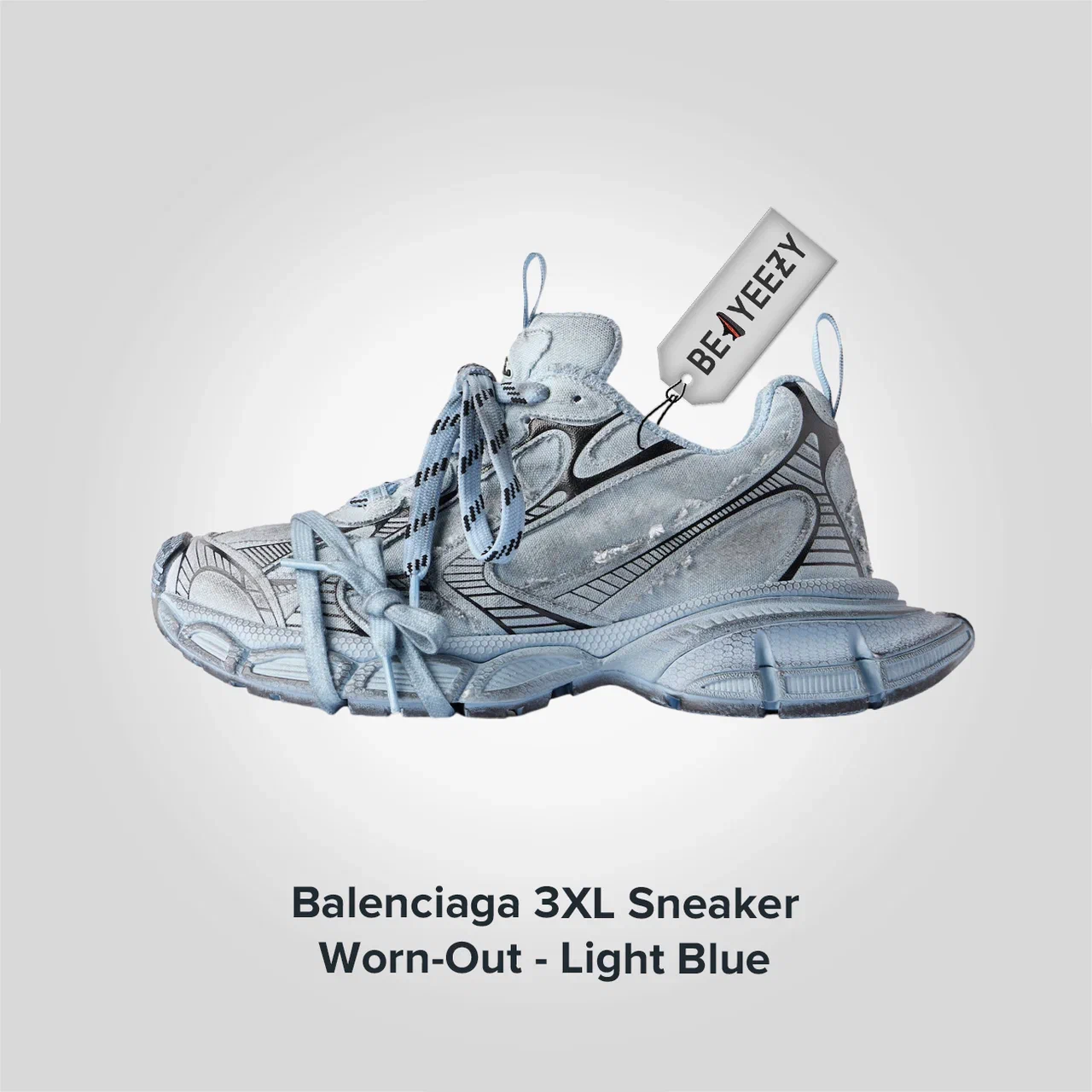 靴 balenciaga 3xl worn-out Balenciaga 3XL Sneaker Worn-Out Black купить