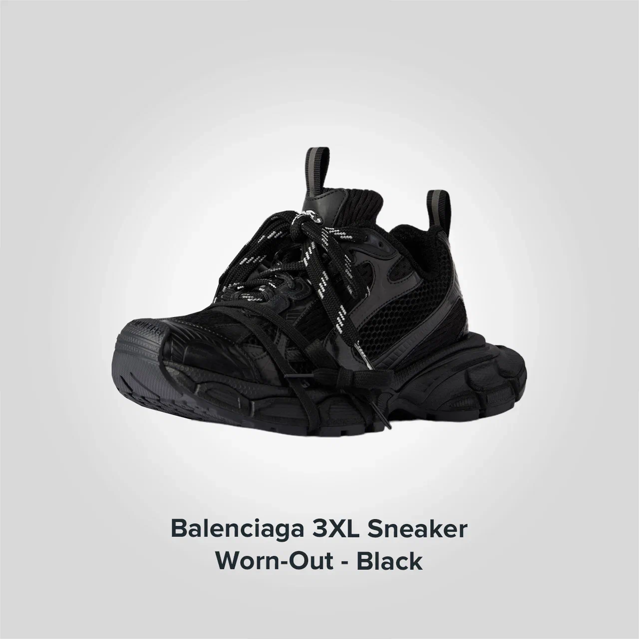Balenciaga 3XL Sneaker 'Worn-Out - Black'