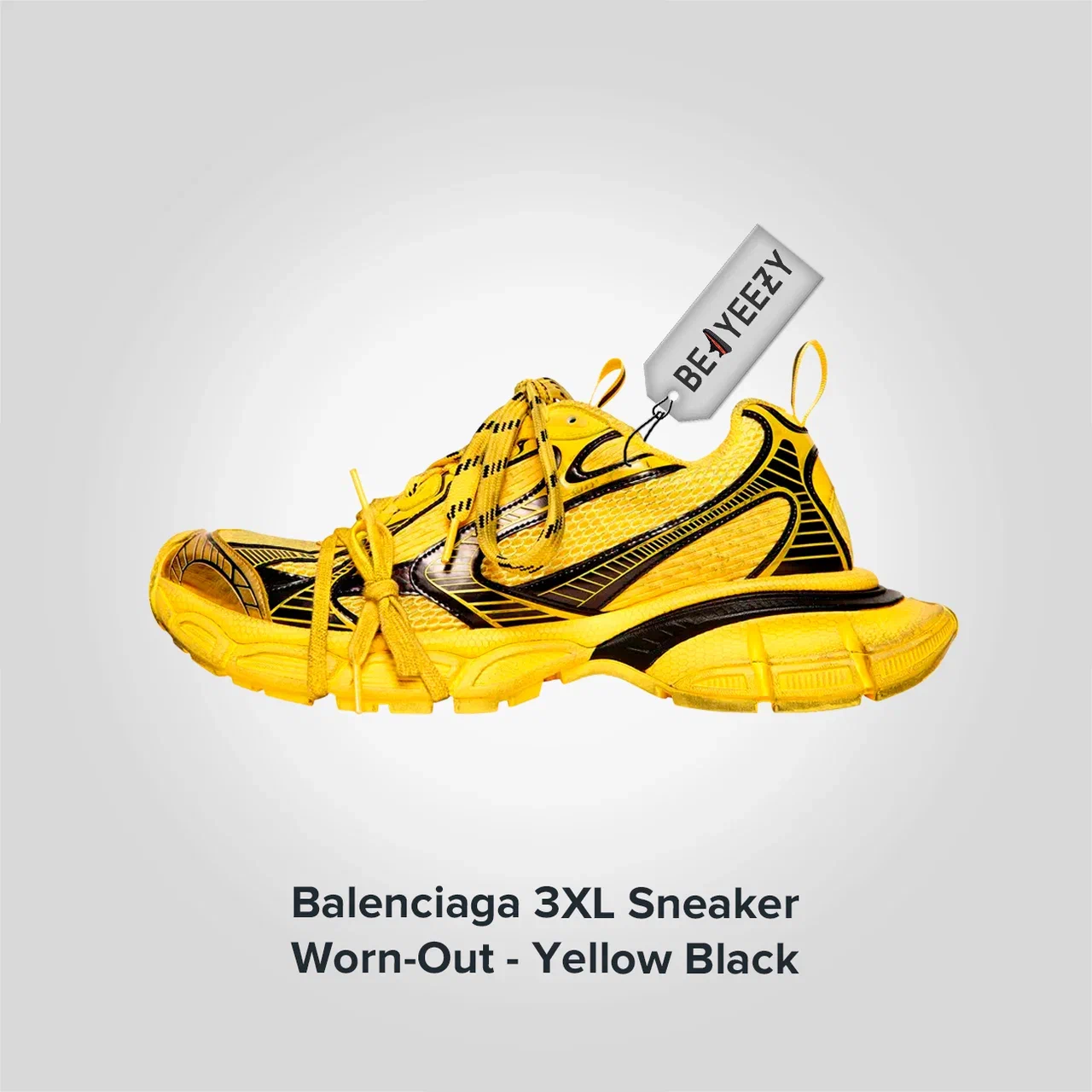 Balenciaga 3XL Sneaker 'Worn-Out - Yellow Black'