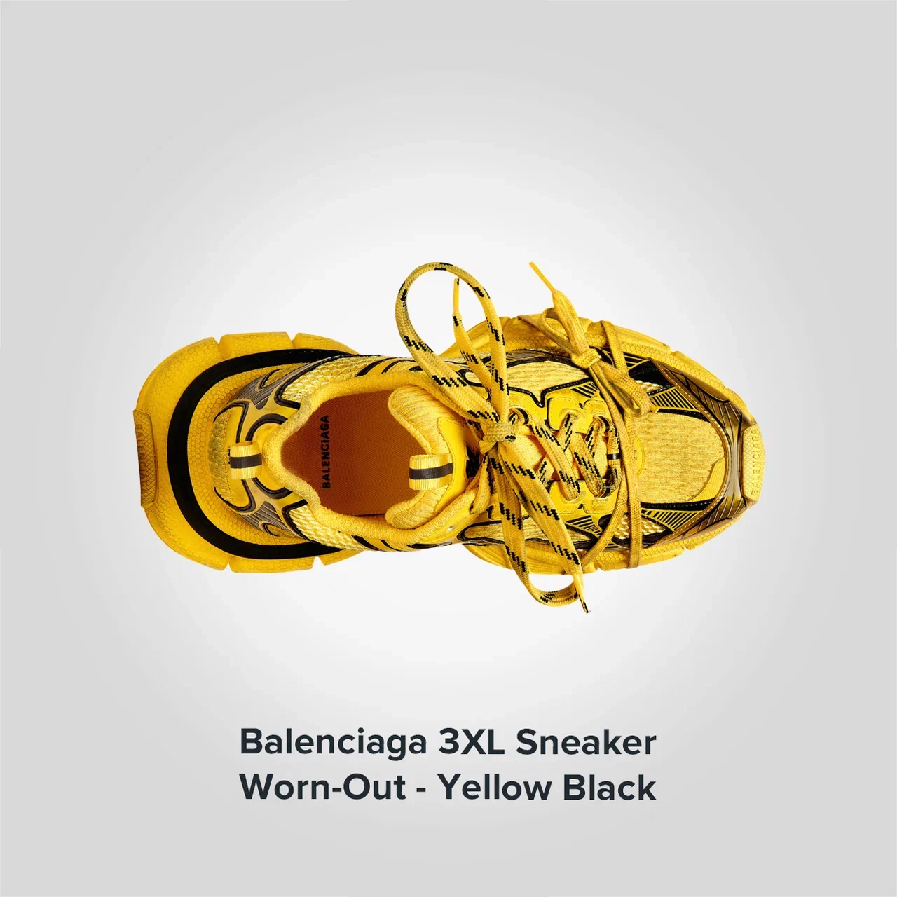 Balenciaga 3XL Sneaker 'Worn-Out - Yellow Black'