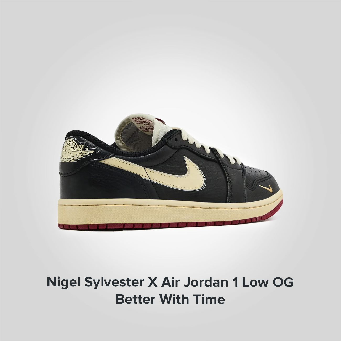 Nigel Sylvester X Jordan 1 Low OG Better With Time