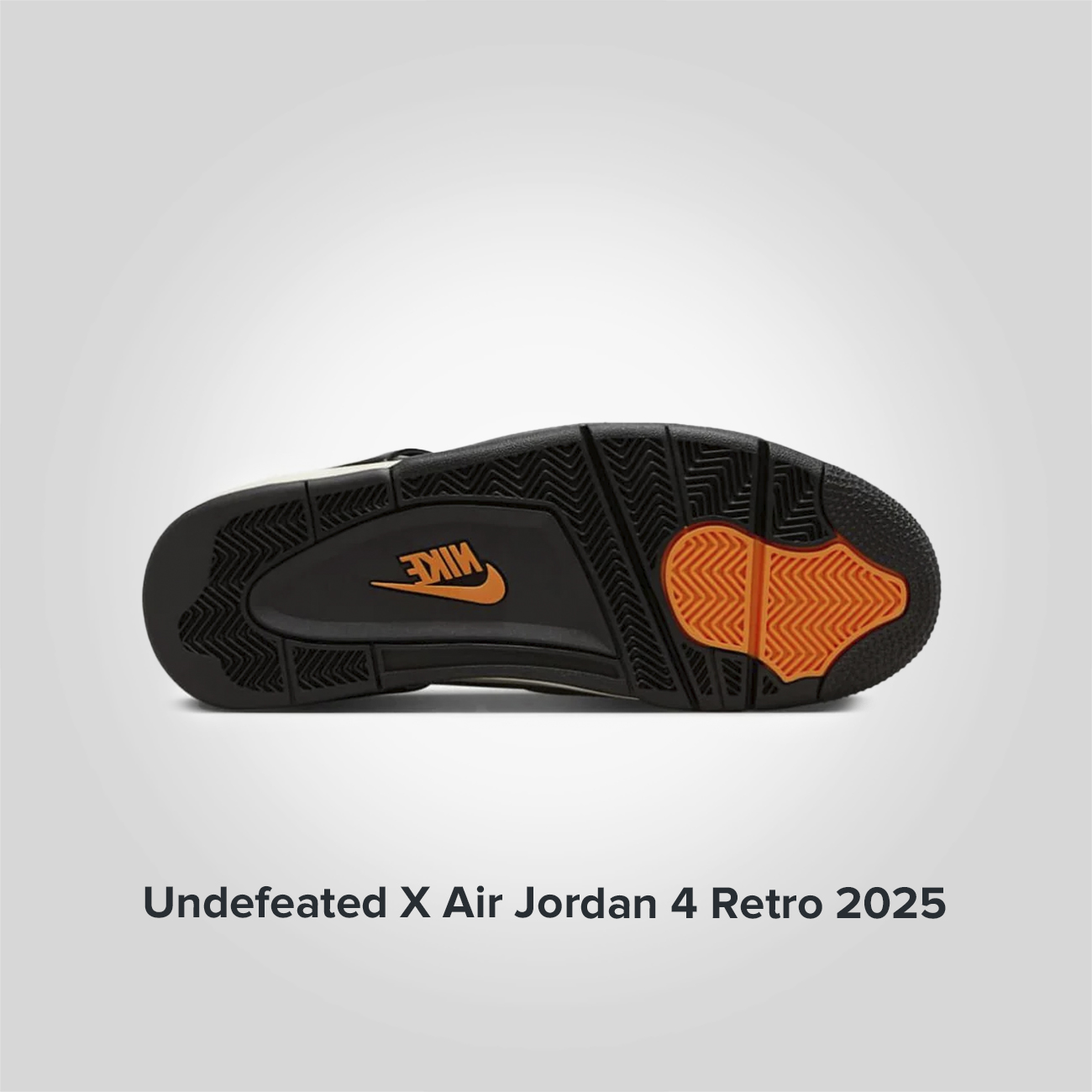 Undefeated X Jordan 4 Retro 2025