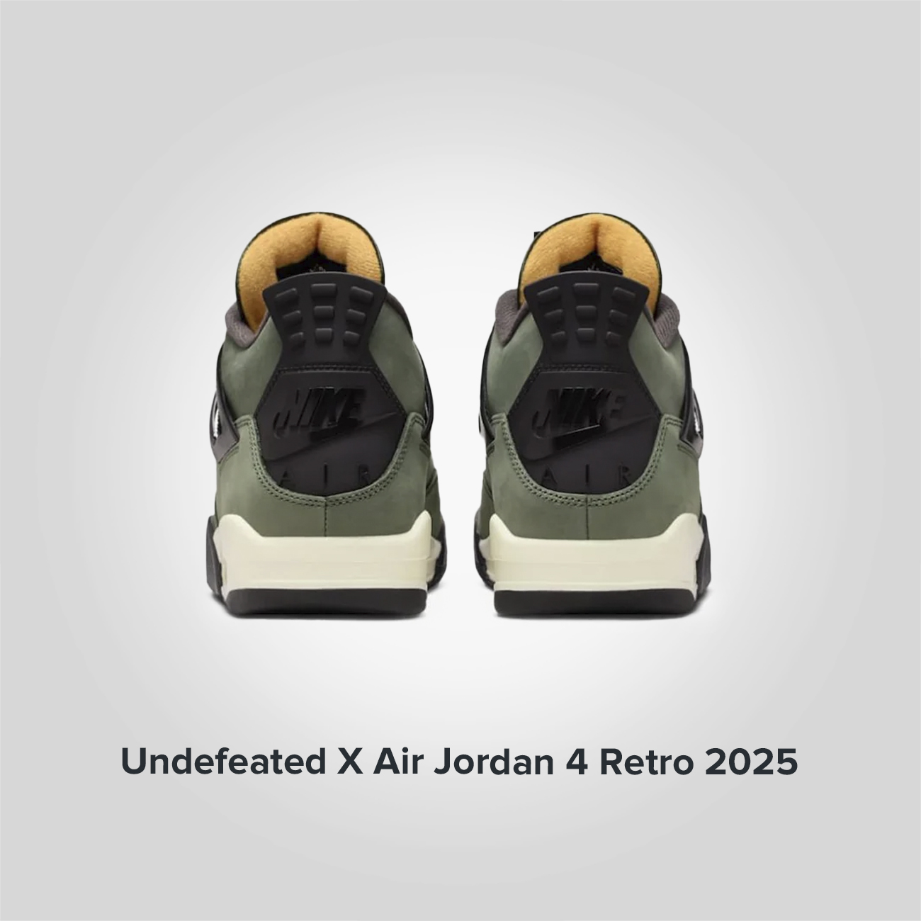 Undefeated X Jordan 4 Retro 2025