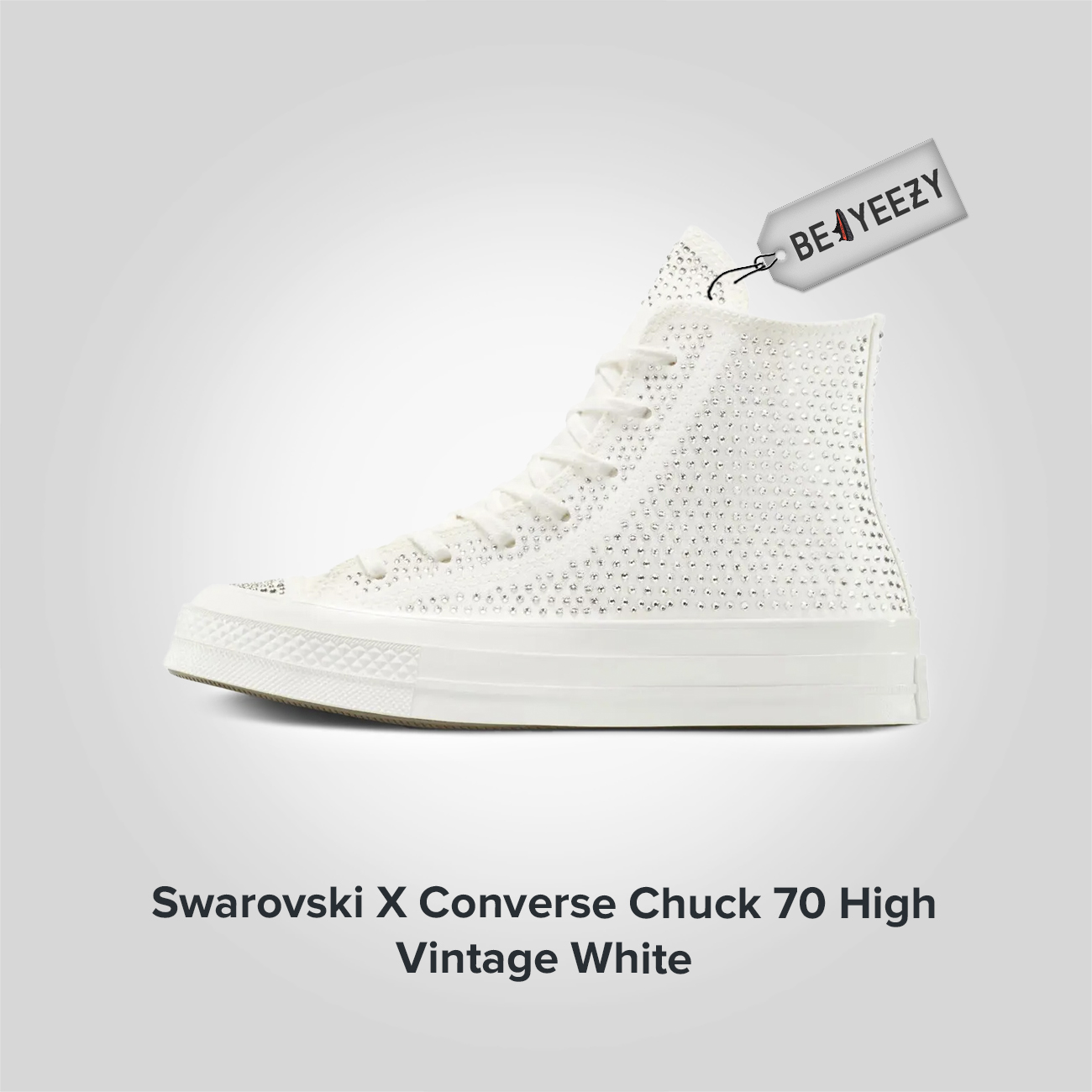 Swarovski X Chuck 70 High Vintage White