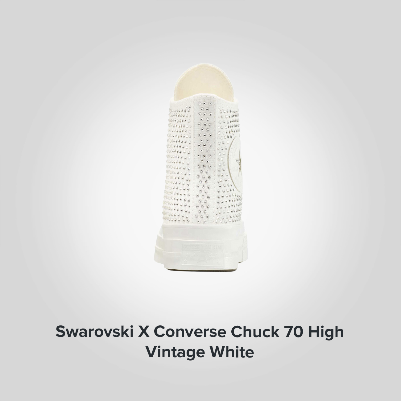 Swarovski X Chuck 70 High Vintage White