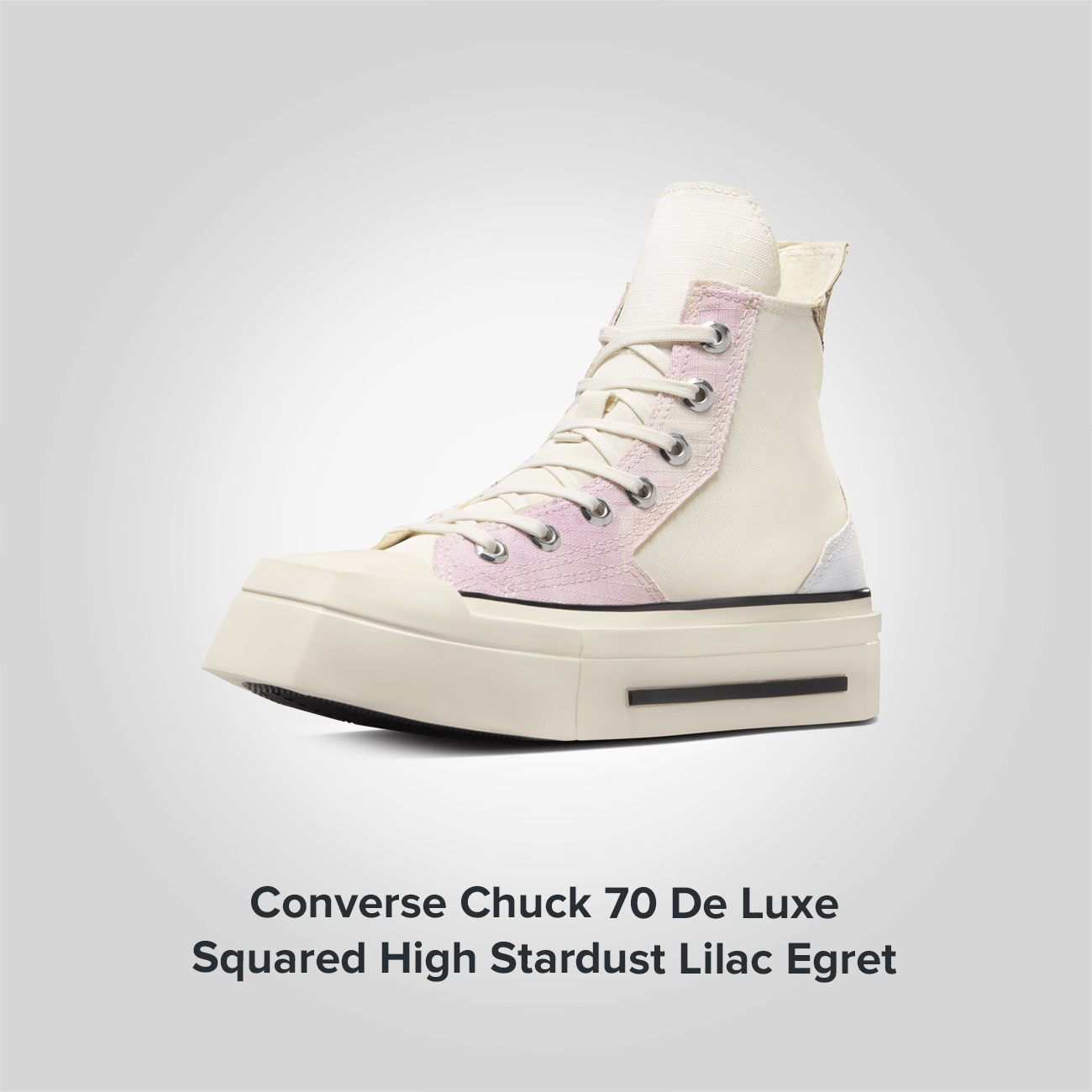 Chuck 70 De Luxe Squared High Stardust Lilac Egret