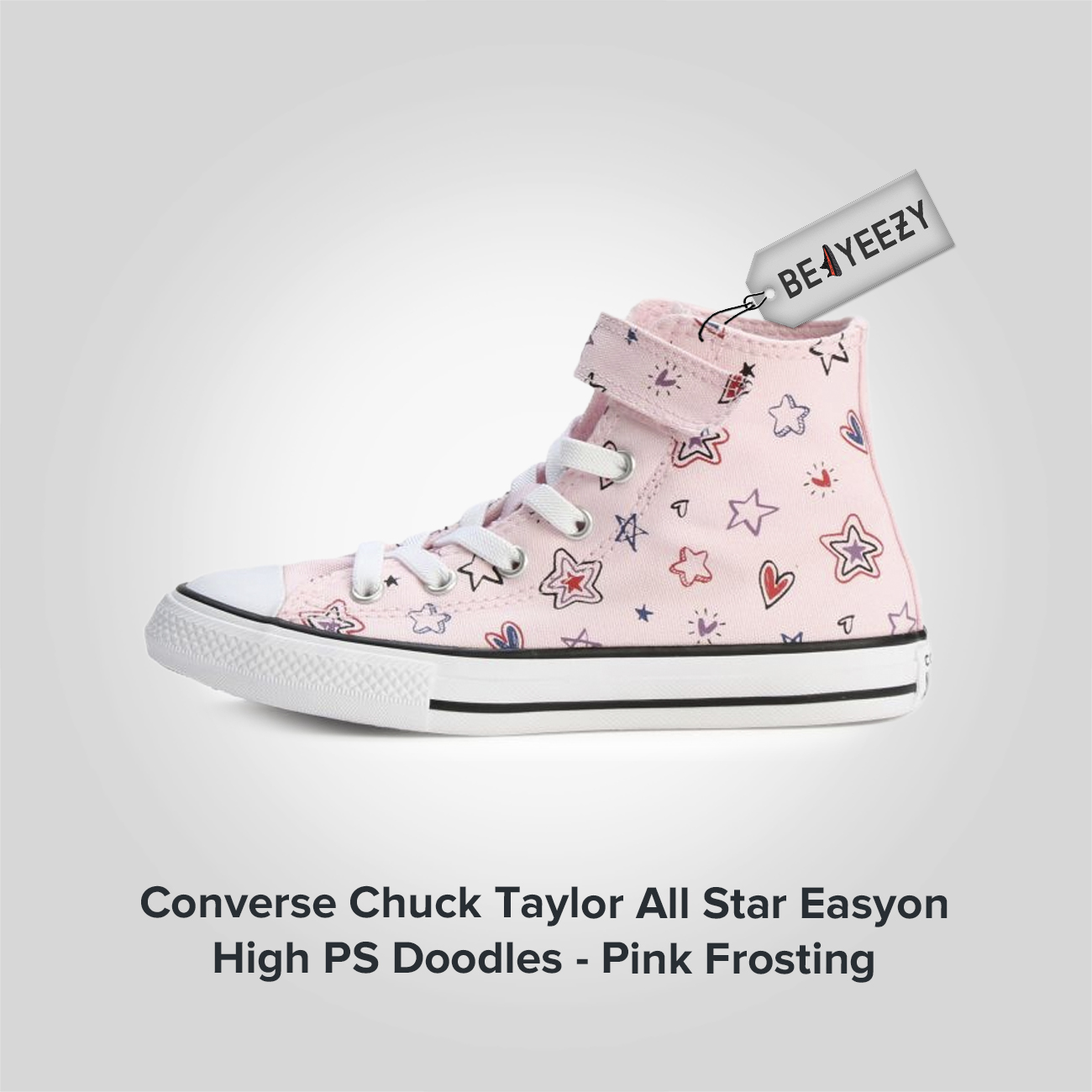 Chuck Taylor All Star Easy On High PS Doodles Pink Frosting