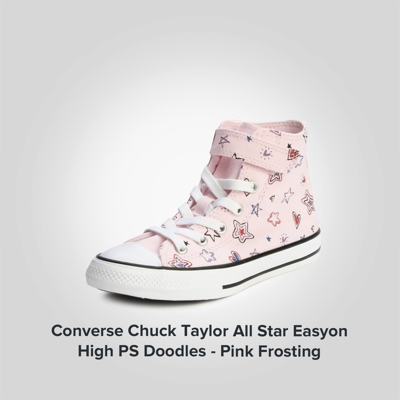 Chuck Taylor All Star Easy On High PS Doodles Pink Frosting