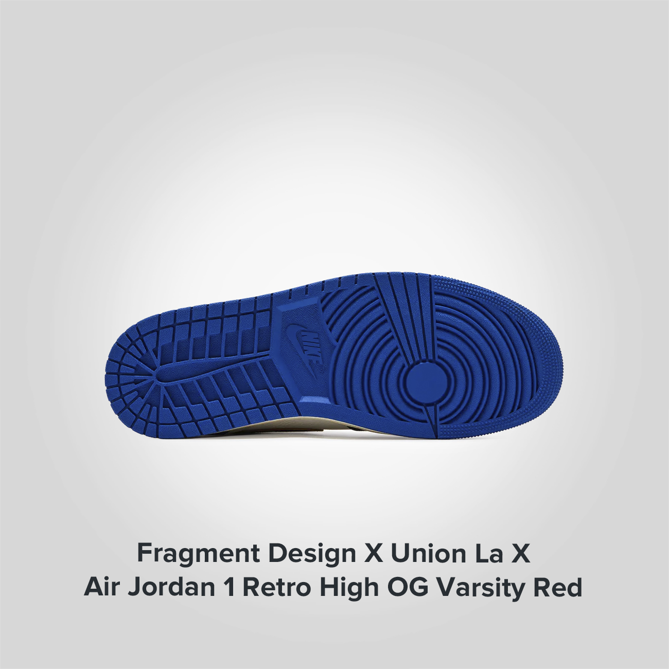 Fragment Design X Union LA X Jordan 1 Retro High OG Varsity Red