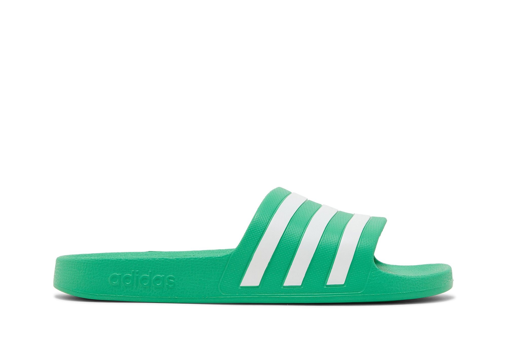 Adidas Adilette Aqua Slides 'Vivid Green'