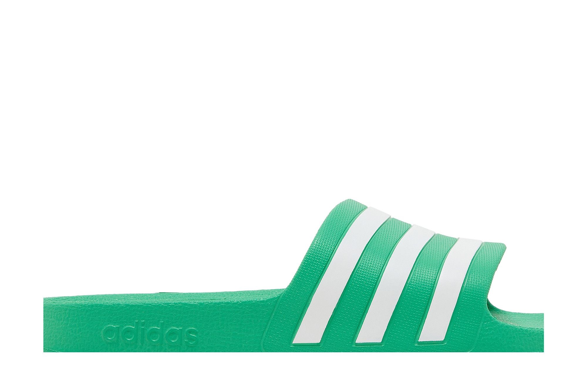 Adidas Adilette Aqua Slides 'Vivid Green'