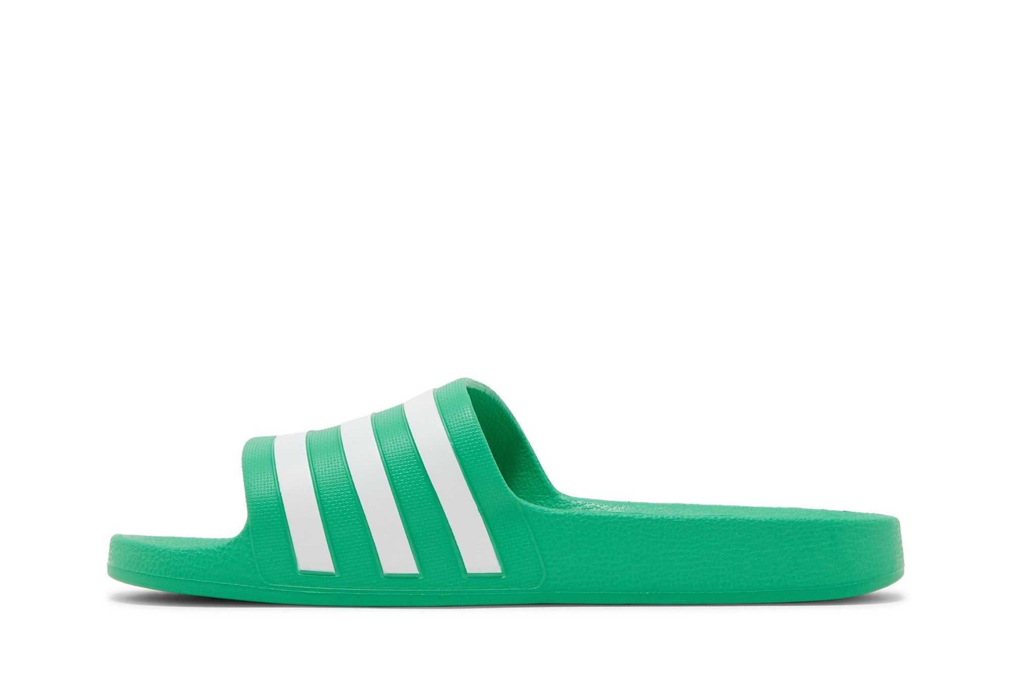 Adidas Adilette Aqua Slides 'Vivid Green'