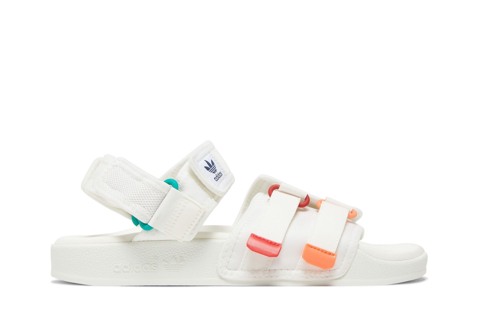 adidas Adilette Sandal 4.0 'White Scarlet True Orange'