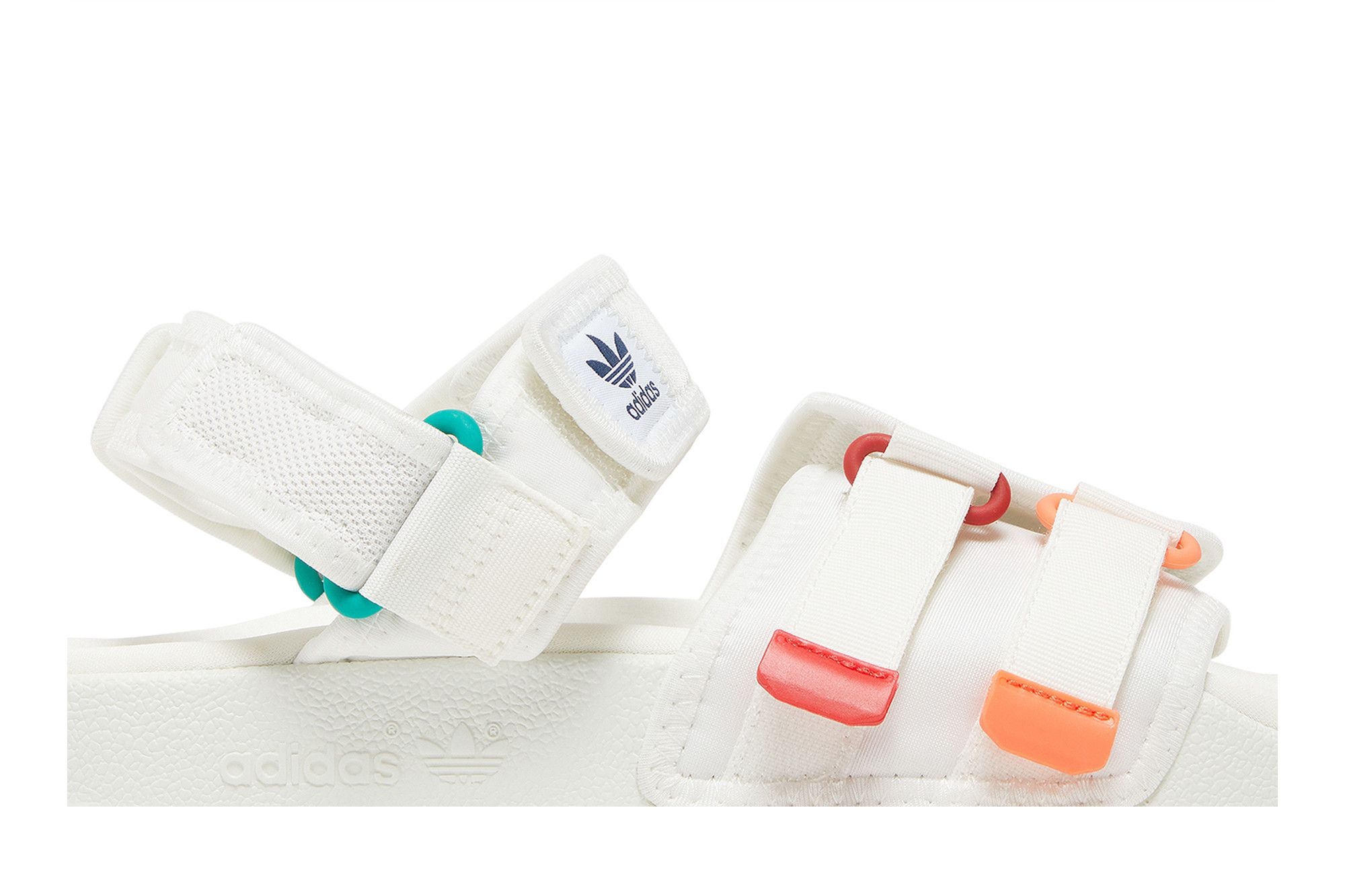 adidas Adilette Sandal 4.0 'White Scarlet True Orange'