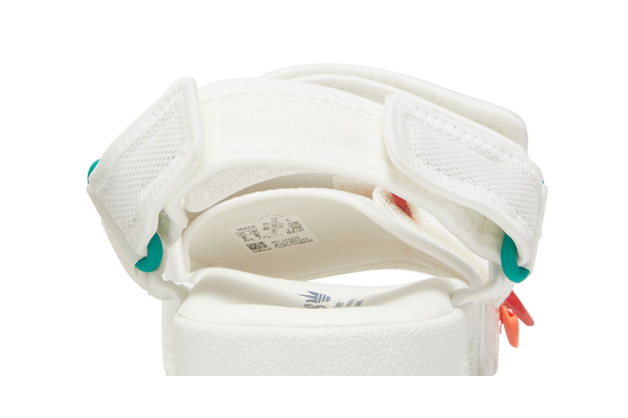 adidas Adilette Sandal 4.0 'White Scarlet True Orange'