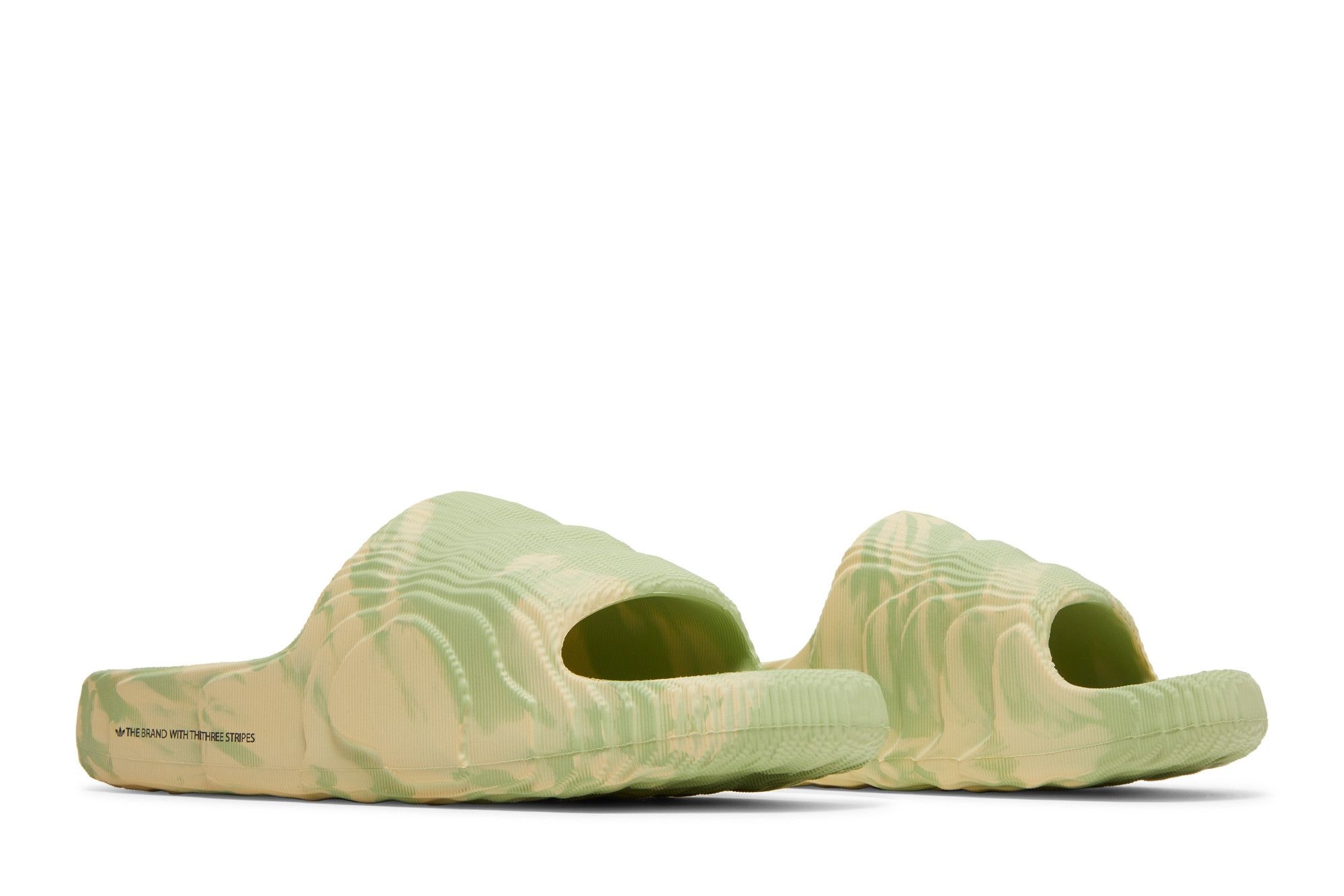 adidas Adilette 22 Slides 'Magic Lime Desert Sand'