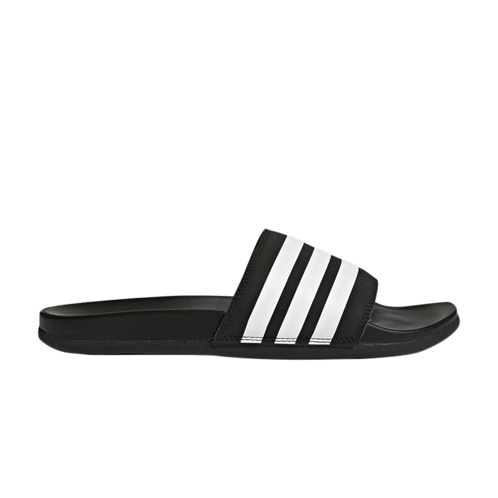 Adidas Adilette Cloudfoam Plus 'Black White'
