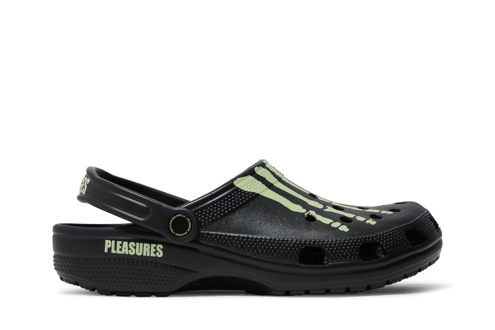Pleasures x Crocs Classic Clog 'Skeleton - Glow in the Dark'