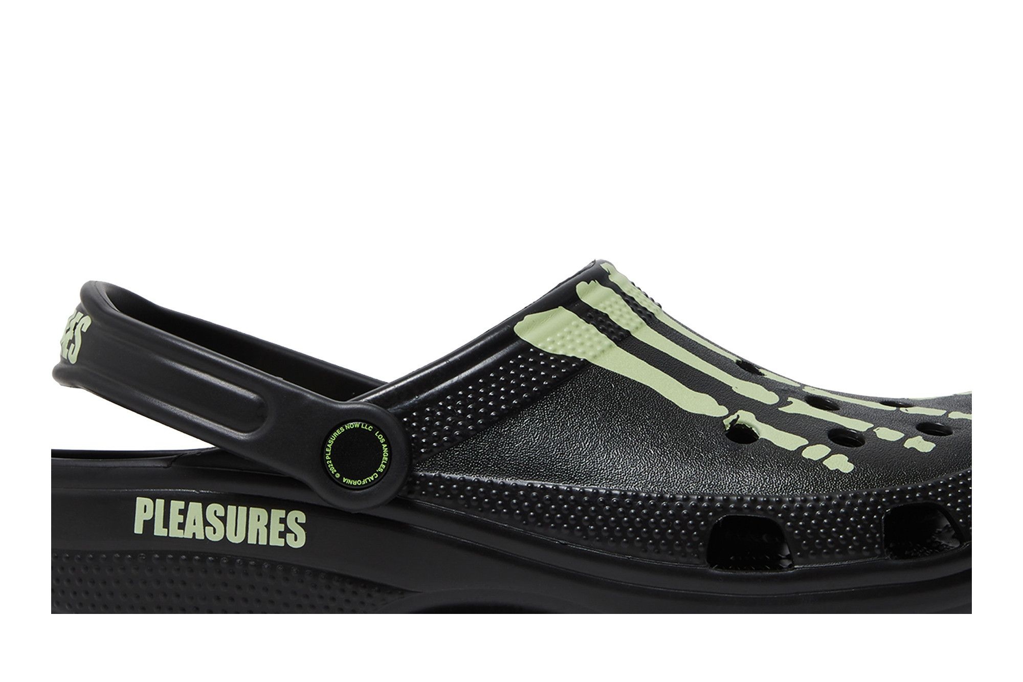 Pleasures x Crocs Classic Clog 'Skeleton - Glow in the Dark'