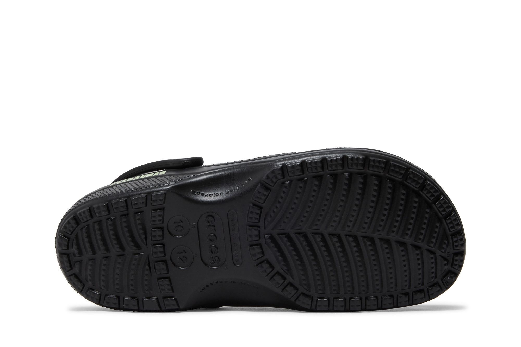 Pleasures x Crocs Classic Clog 'Skeleton - Glow in the Dark'