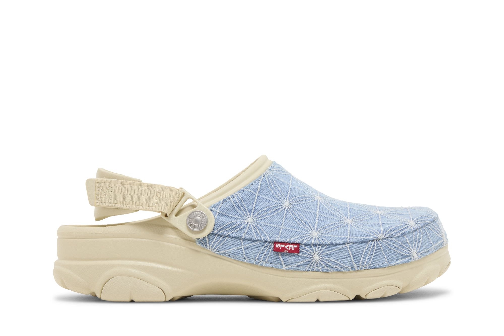 Levi's x Crocs Classic All-Terrain Clog 'Sashiko - Bone Blue'
