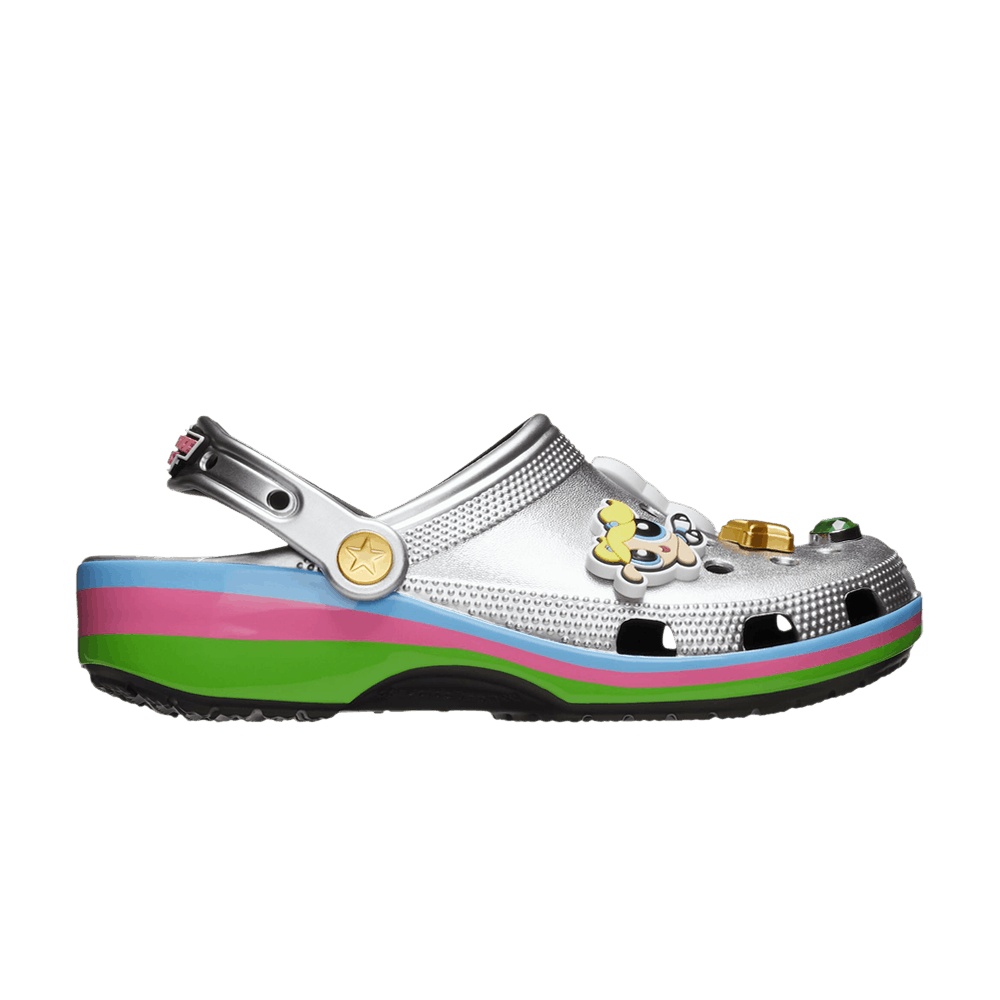 The Powerpuff Girls x Crocs Classic Clog 'Metallic Silver'