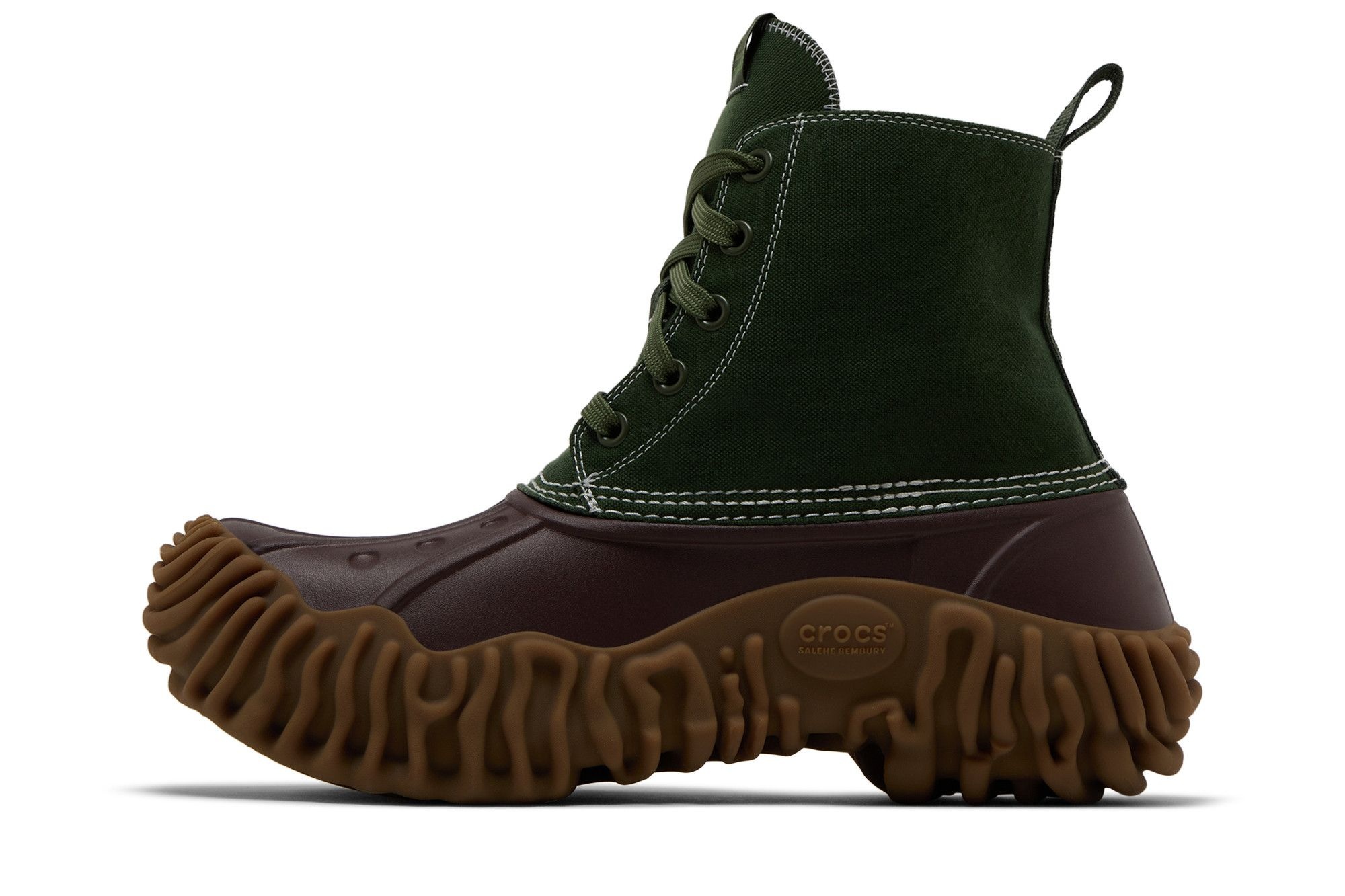 Salehe Bembury x Crocs Pollex Cypress 'Mallard'
