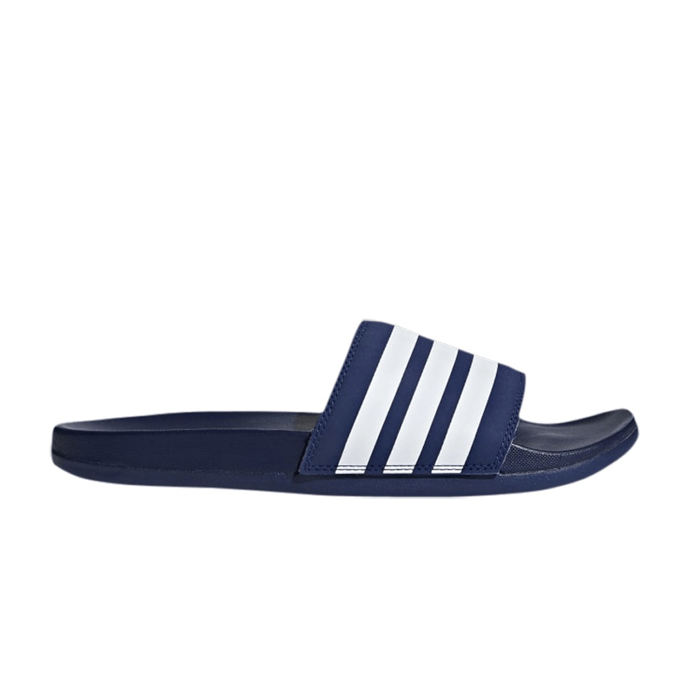 Adidas Adilette Comfort Slides 'Dark Blue White'