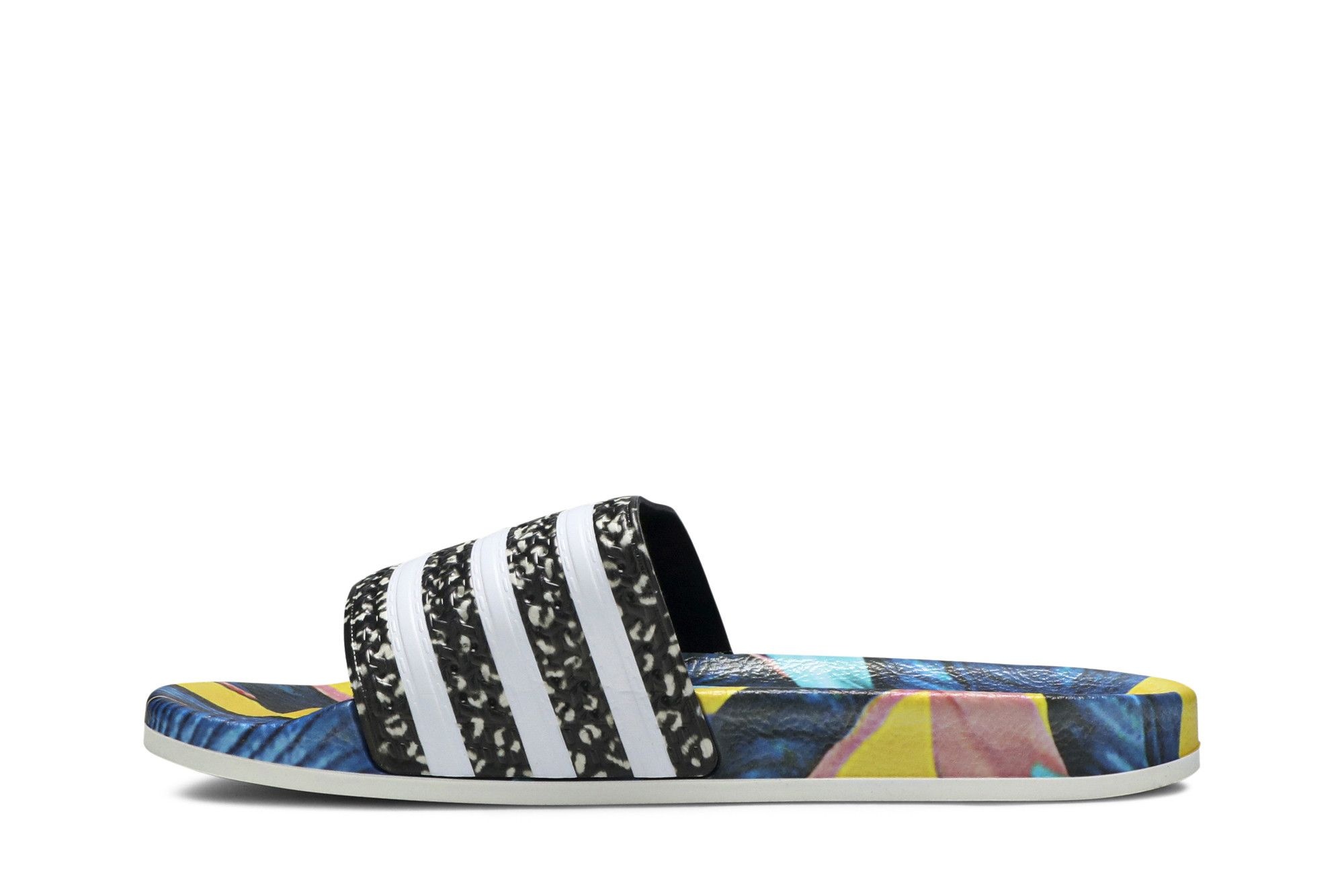 Adidas Wmns Adilette Slides 'Tropical Leaf Print'